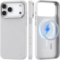 Feather-Luxe Leather Case for iPhone 17 Pro Max 6.9in - White