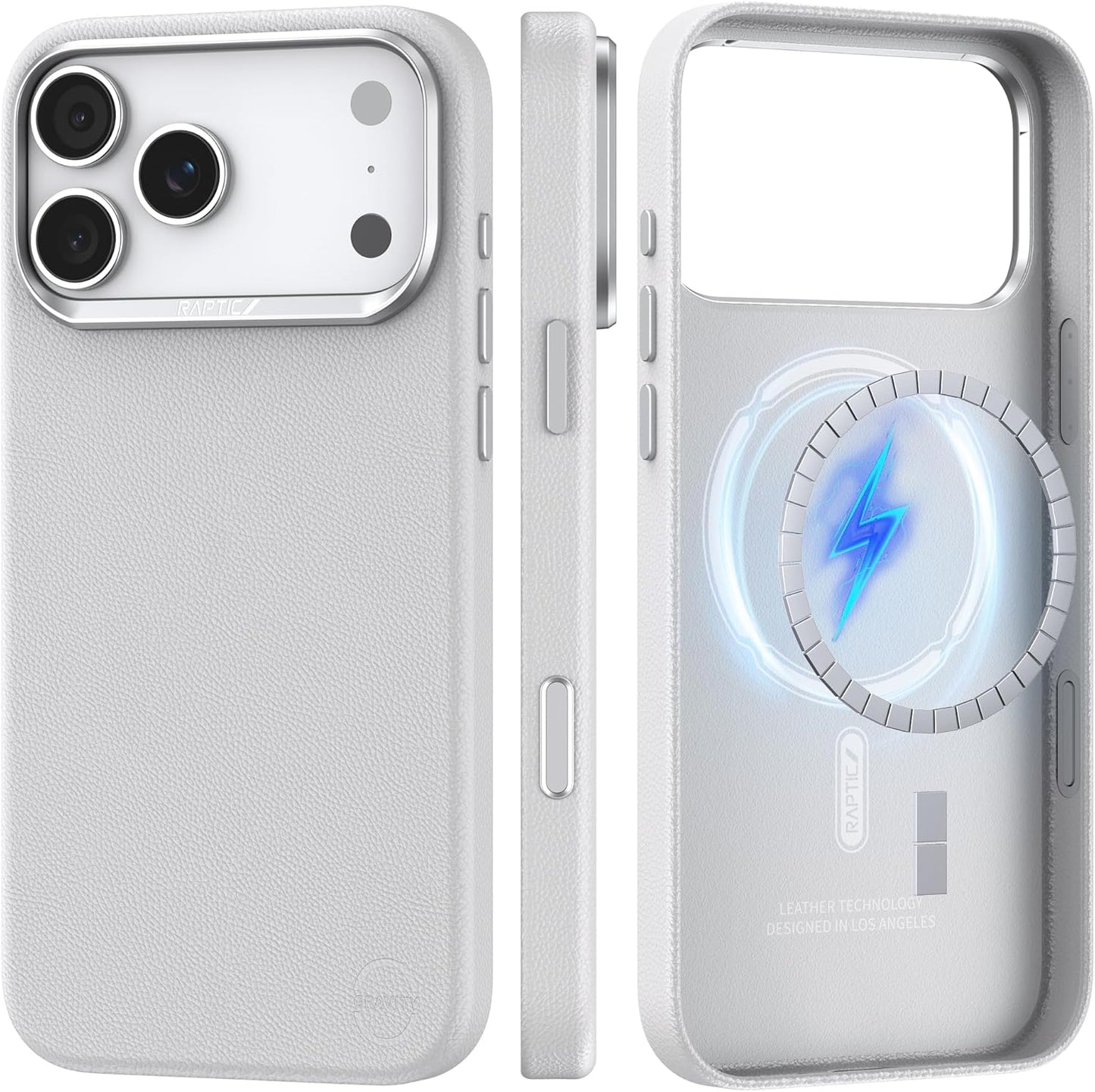 RAPTIC Feather-Luxe Leather Case for iPhone 17 Pro Max 6.9in