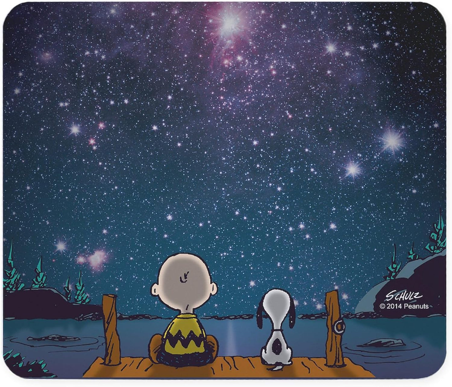 CafePress Non-Slip Peanuts Mousepad - Spaced Out Fun!