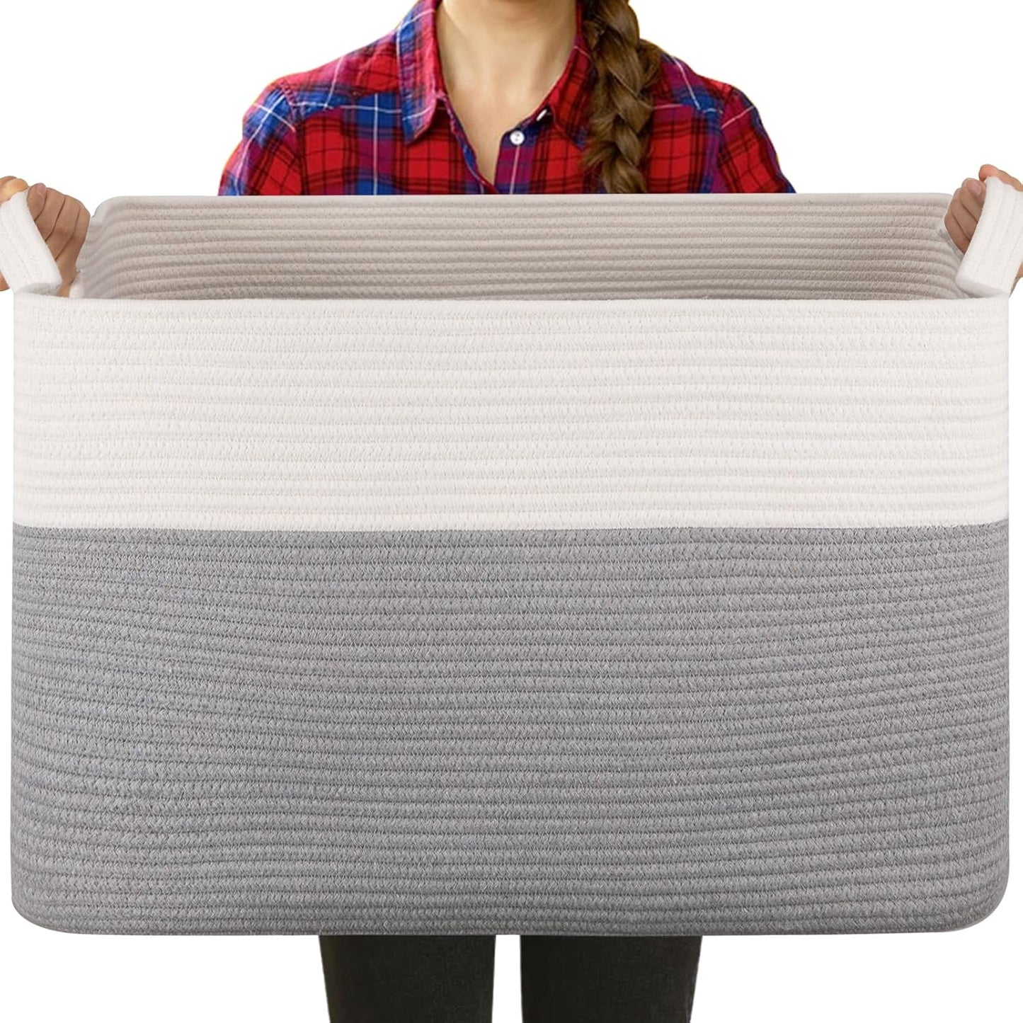 Extra Large Laundry Basket for Kids and Living Room Storage