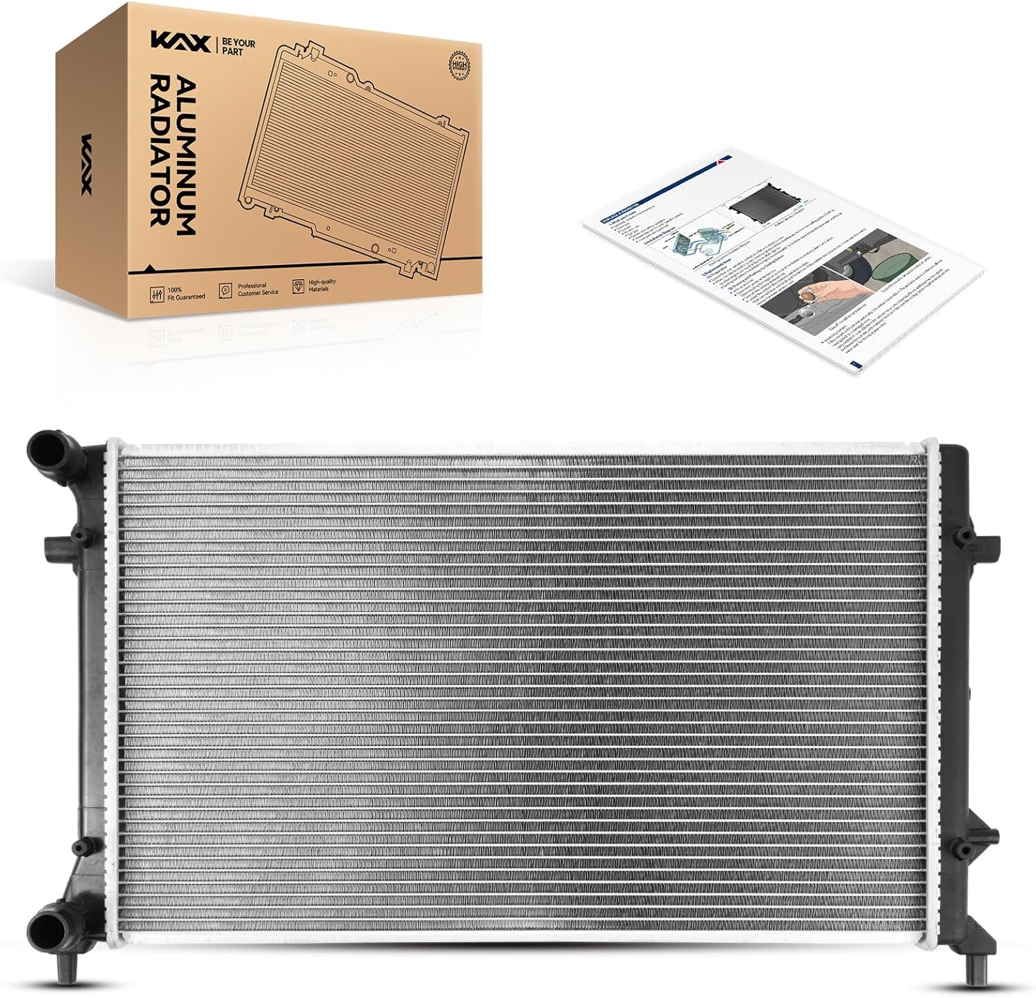 KAX CU2995 Engine Radiator Replacement for Jetta and Rabbit