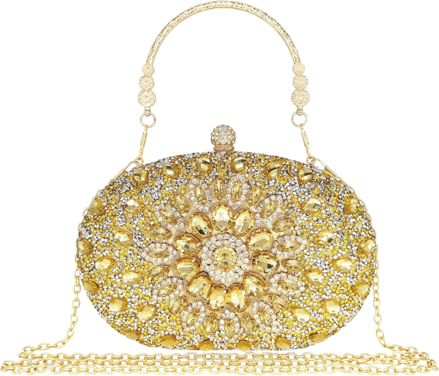 Rhinestone Clutch Purses for Women Evening Wedding Formal Bag
