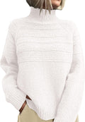 PRETTYGARDEN Womens Turtleneck Sweater 2025 - Cozy Chunky Knit