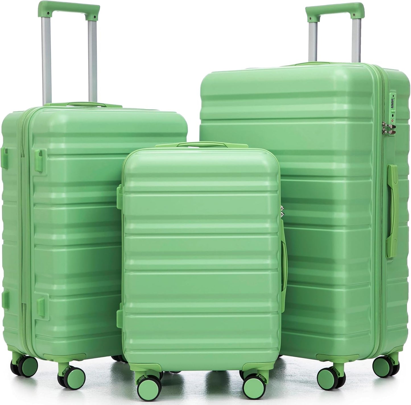 Merax 3 Piece Hardshell Suitcase Set - Lightweight & Durable