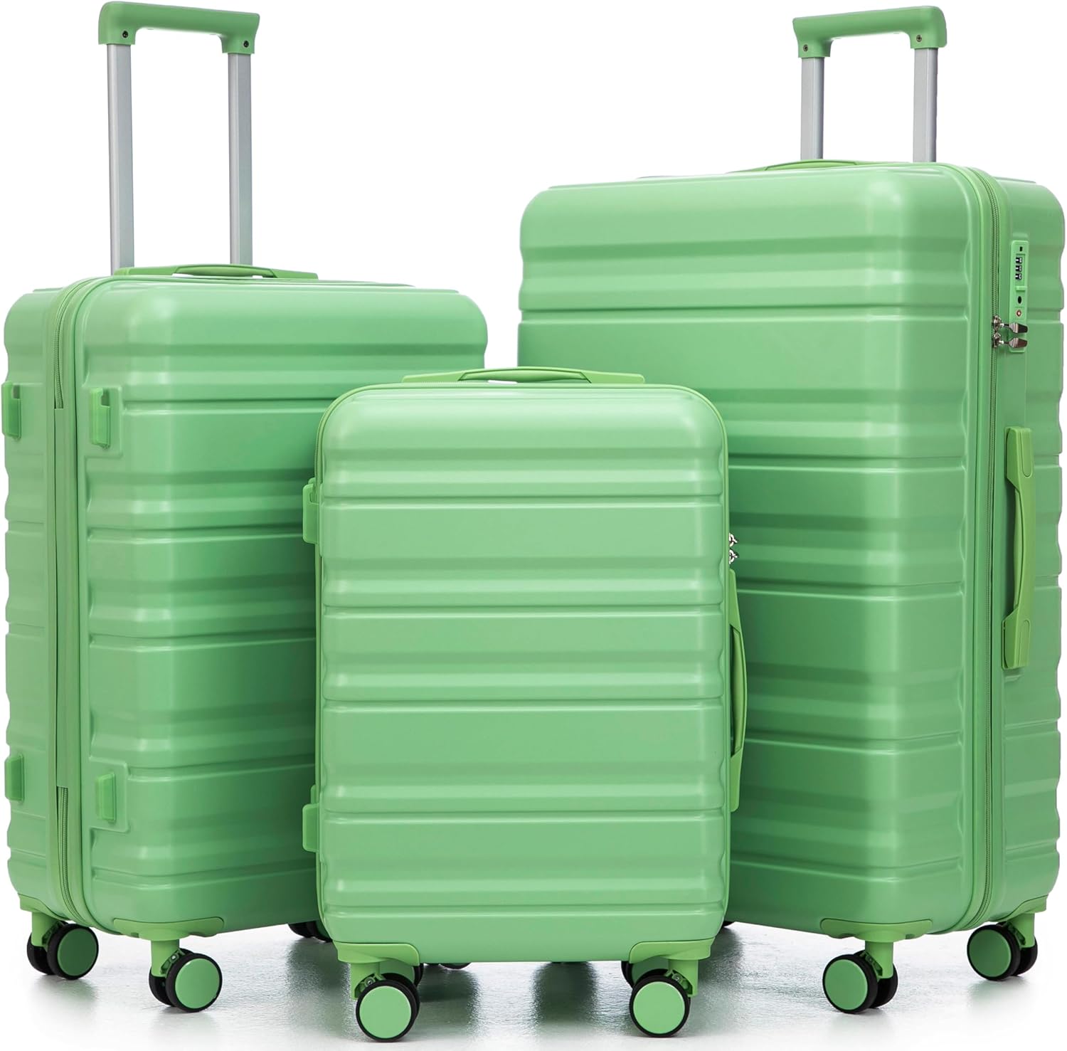 Merax 3 Piece Hardshell Suitcase Set - Lightweight & Durable