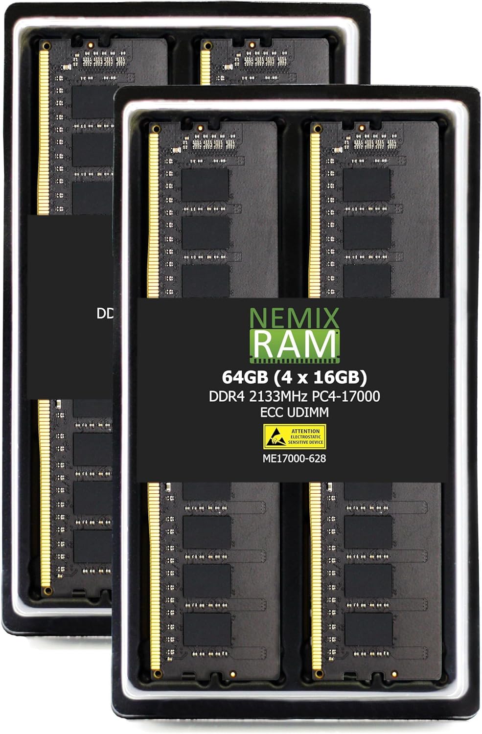 NEMIX RAM 64GB DDR4 2133MHZ Memory Kit for Enhanced Performance