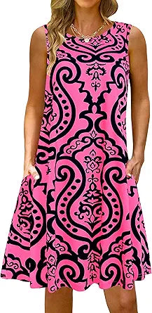 Summer Casual Tshirt Dresses for Women with Pockets and Style