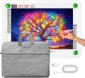 A3 Light Pad with Bag and Magnets - 6000 Lux Bright Tracing Board