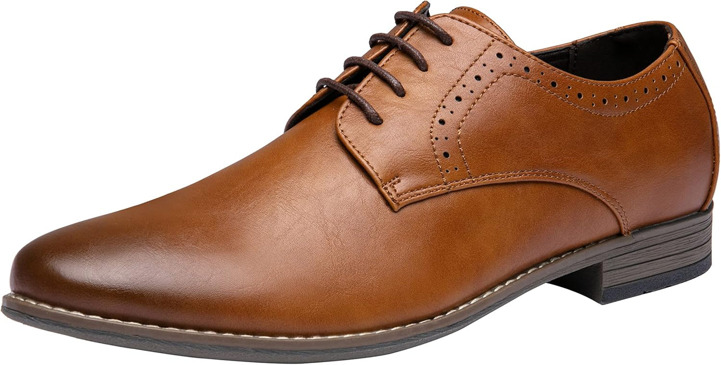 Jousen Men's Oxford Plain Toe Dress Shoes for Every Occasion