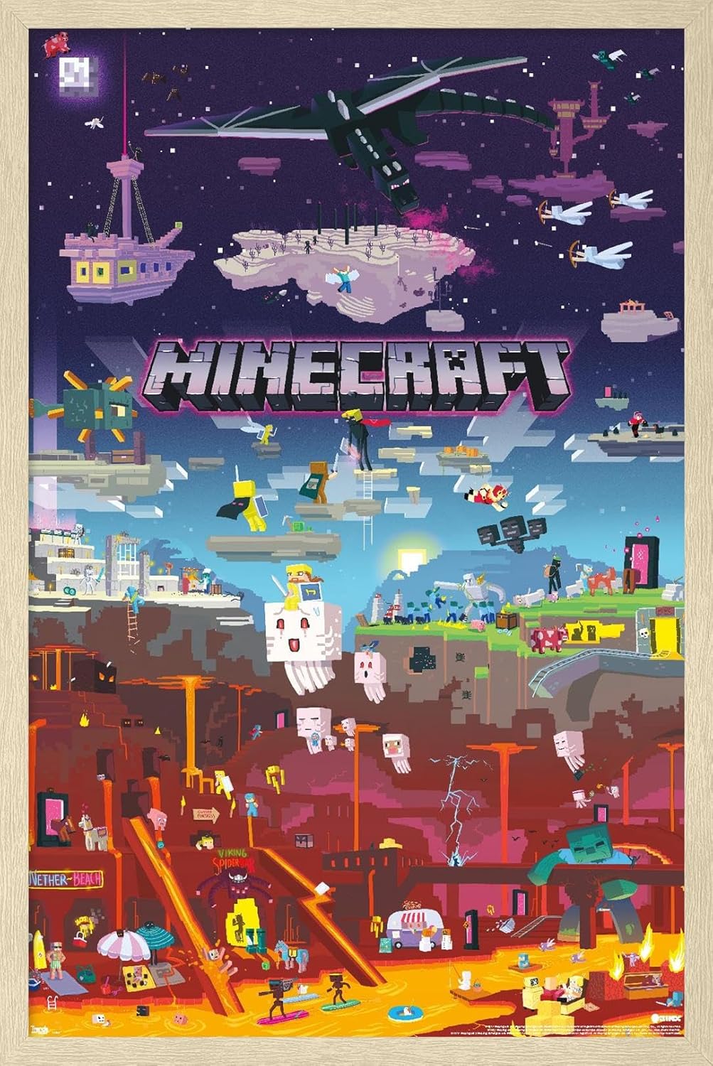 Minecraft - World Beyond Wall Poster for Stylish Room Decor