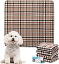 Washable Pee Pads for Dogs 34x36 6PCS - Reusable Super Absorbent Pads