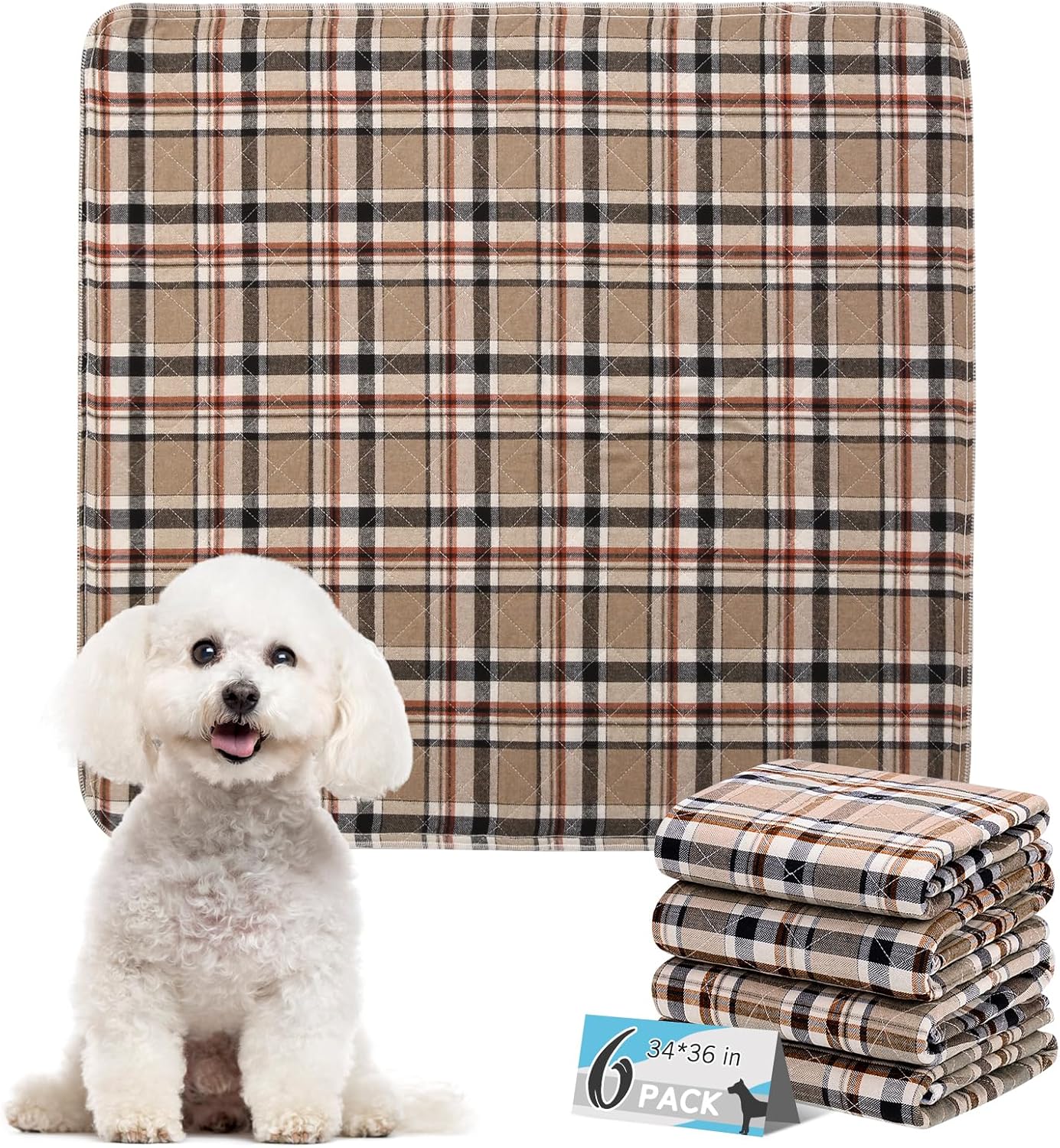 Washable Pee Pads for Dogs - Super Absorbent & Eco-Friendly