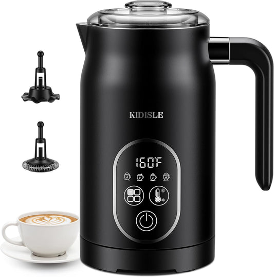 Milk Frother and Steamer 4 in 1 for Perfect Coffee Creations