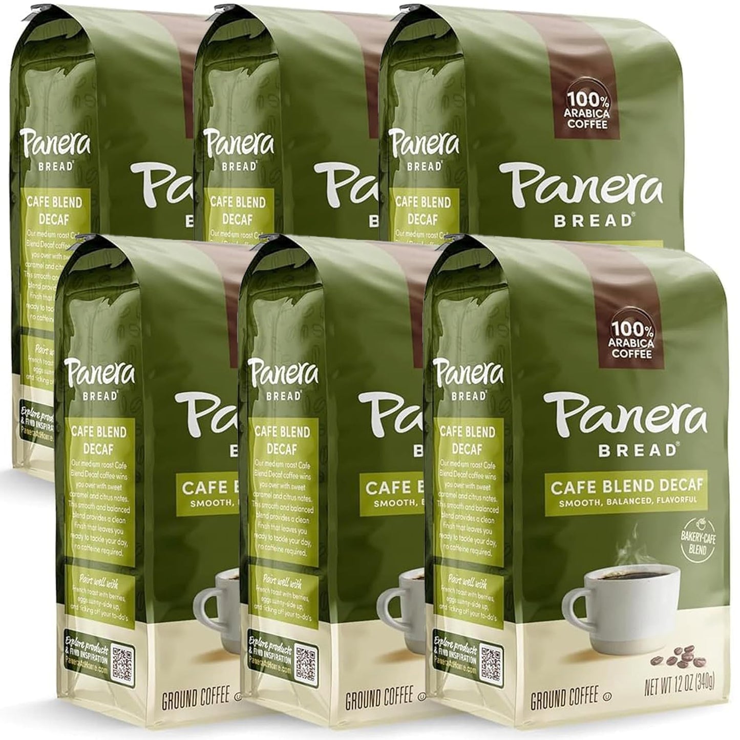 Cafe Blend Decaf Ground Coffee - Smooth & Balanced Flavor