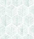 Peel and Stick Wallpaper Green Geometric Contact Paper - Removable