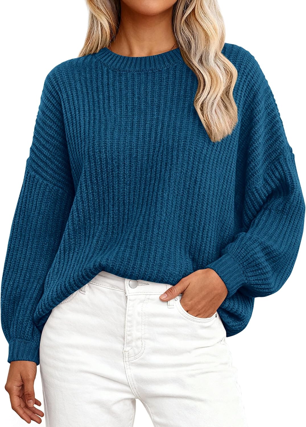 Fall Sweaters for Women 2025 Fashion Long Sleeve Casual Knit