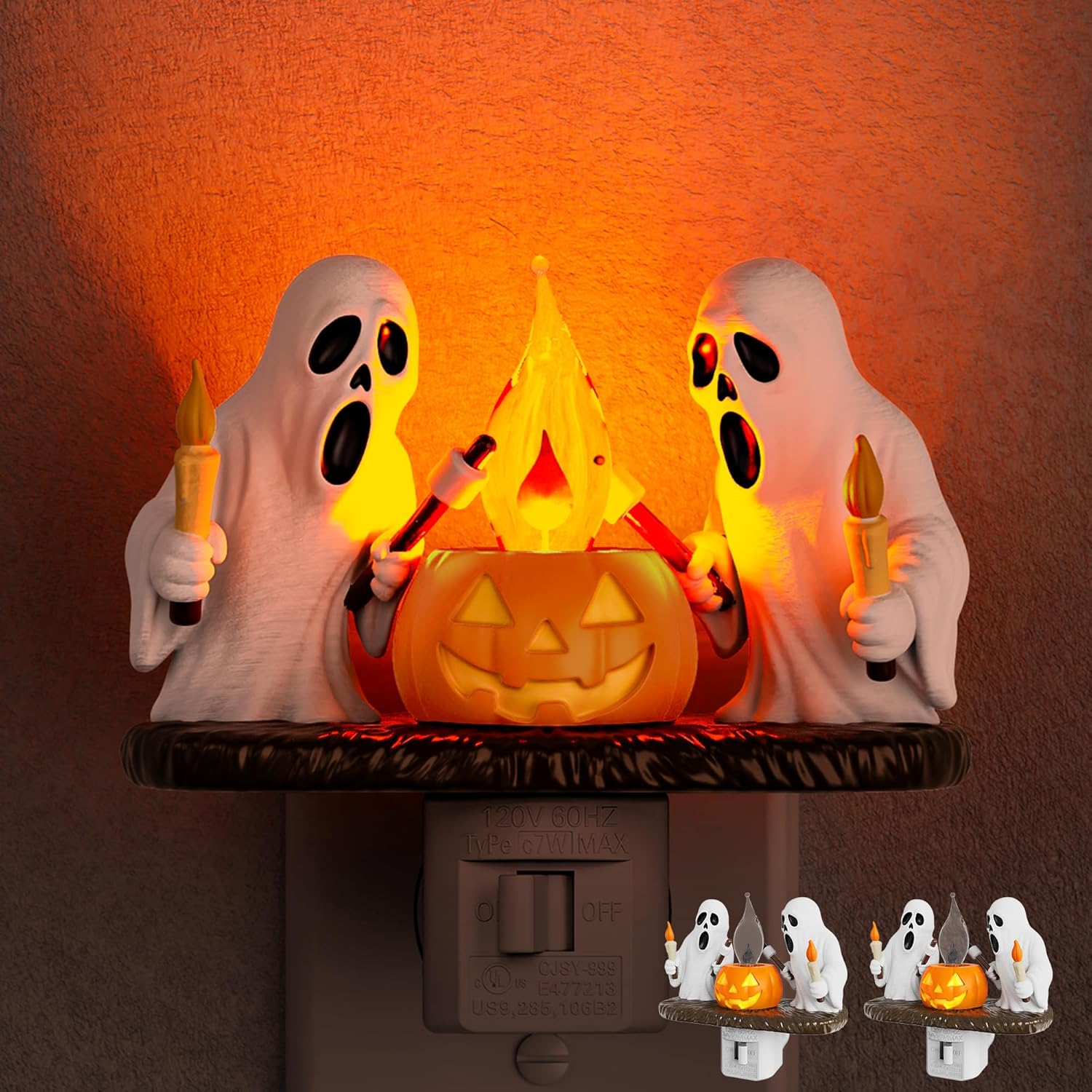Briignite Halloween Night Light for Spooky Decor and Fun