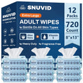 Adult Wipes For Elderly - Extra Large Soft Bathing Wipes 8in x 13in