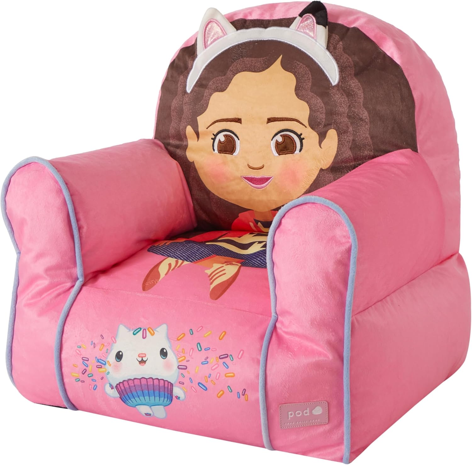 Gabby's Dollhouse Themed Soft Bean Bag Sofa Chair for Kids