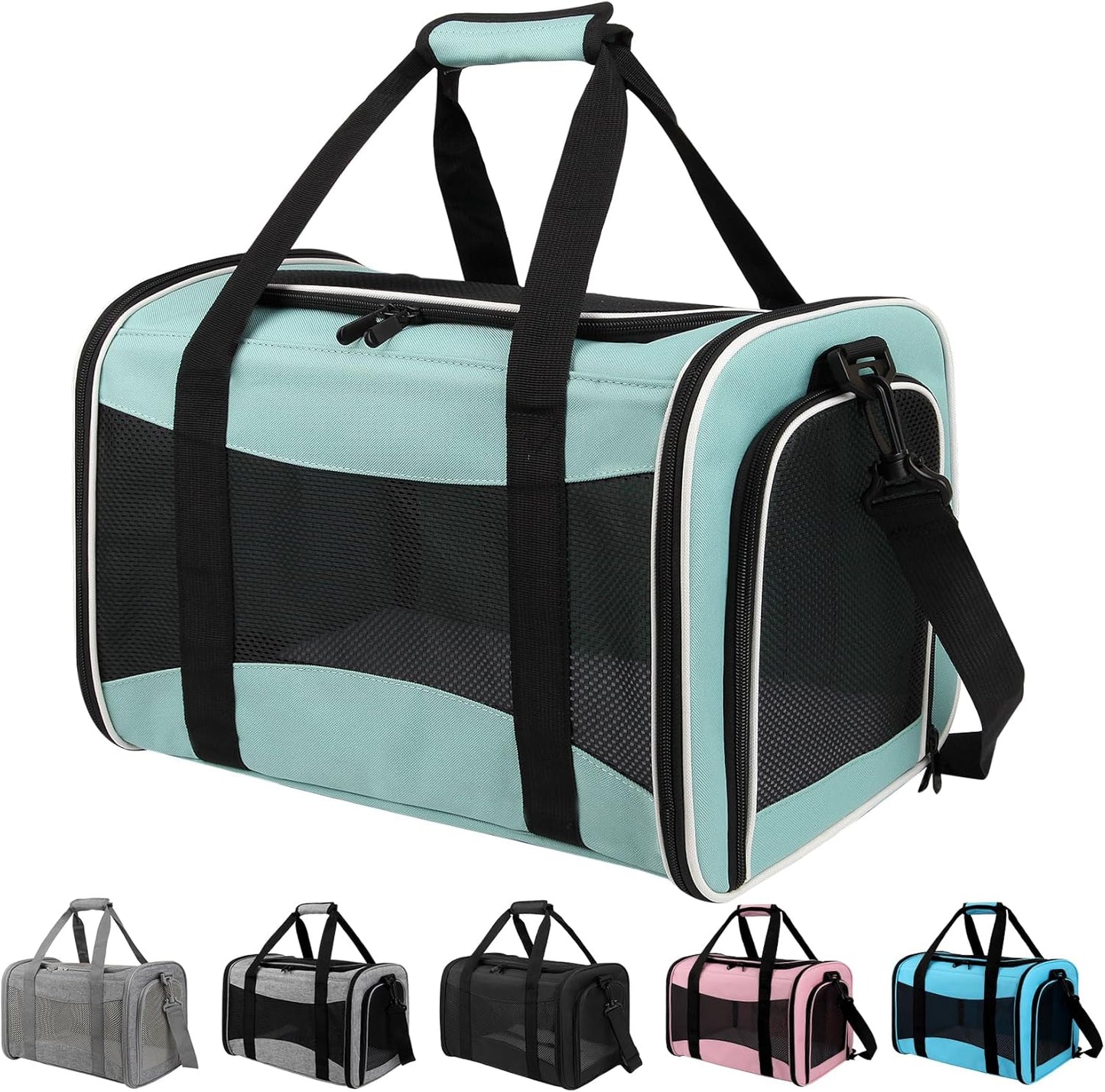 Soft-Sided Large Pet Carrier for Cats Dogs Up to 25Lbs