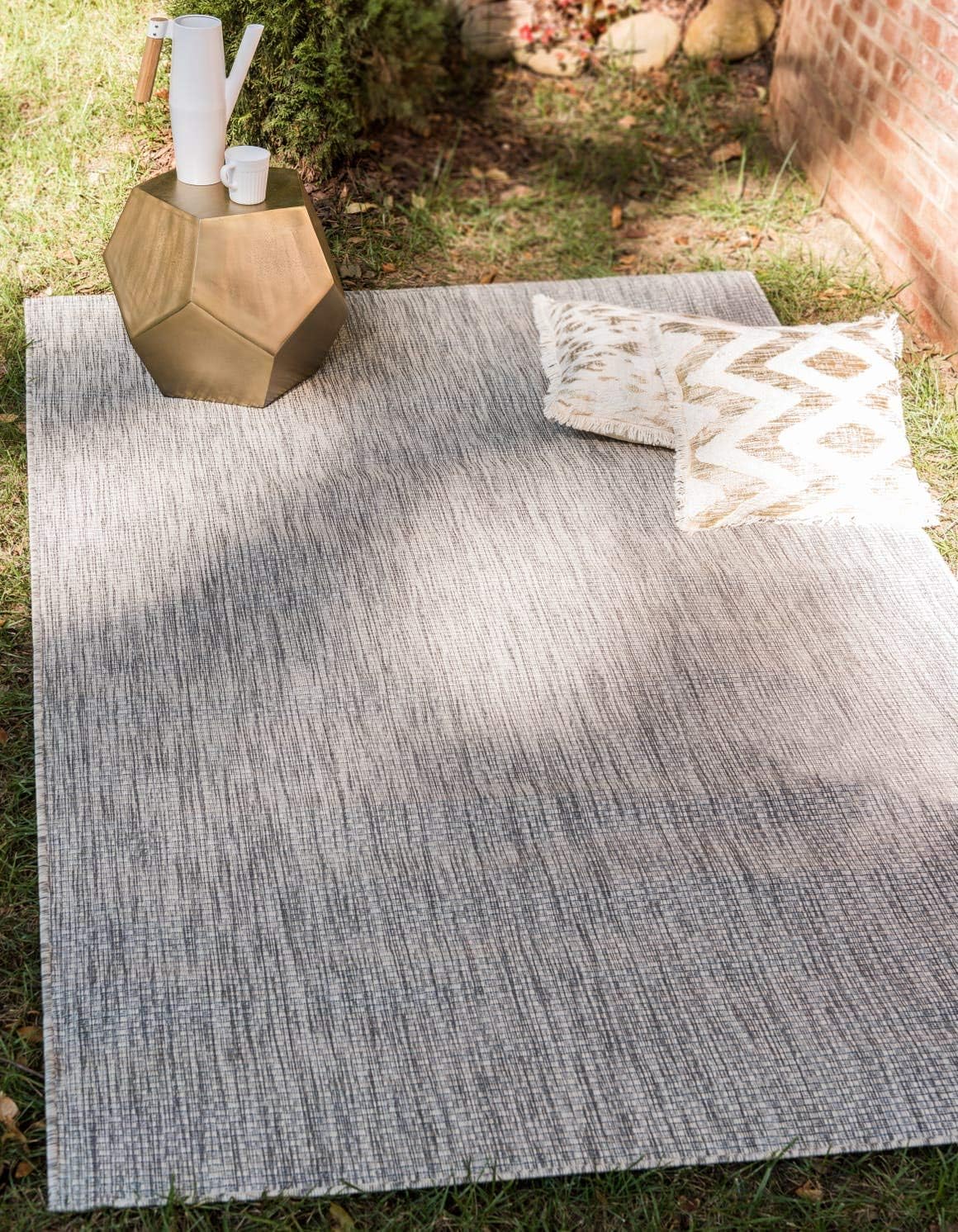 Unique Loom Outdoor Solid Collection Area Rug for Every Space