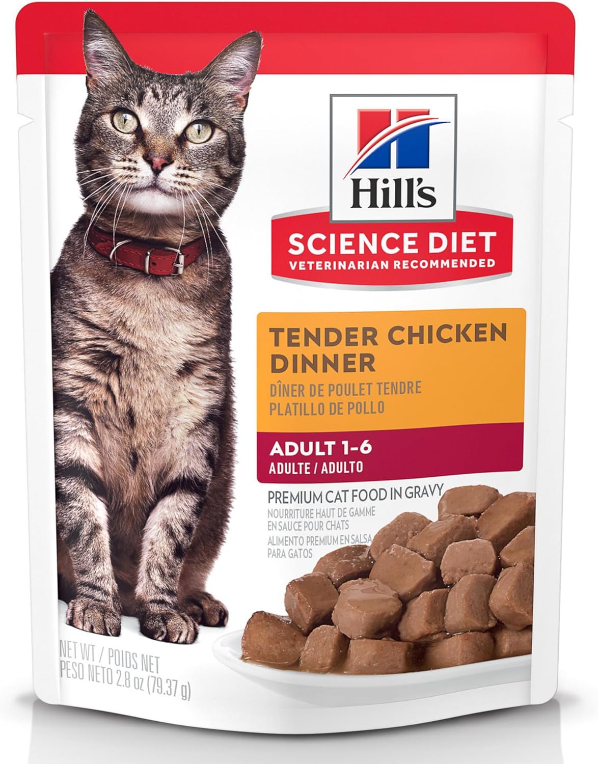Hill's Science Diet Adult Wet Cat Food Chicken Stew 24 Pouches