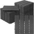 Interlocking Deck Tiles 27 Pc 12 in x 12 in Patio Flooring - Durable