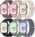 Braided Band Compatible with Apple Watch Bands - Soft Adjustable Strap