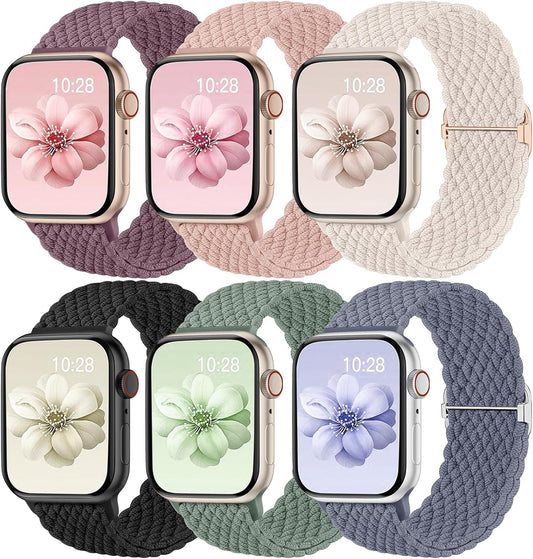 Odbeai Adjustable Braided Bands for Apple Watch - Comfort & Style!