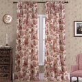 XTMYI 108 in Curtains 2 Panel Set for High Ceiling - Semi Sheer Rustic