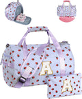 Personalized Gym Bag for Girls with Shoe Compartment & Pouch