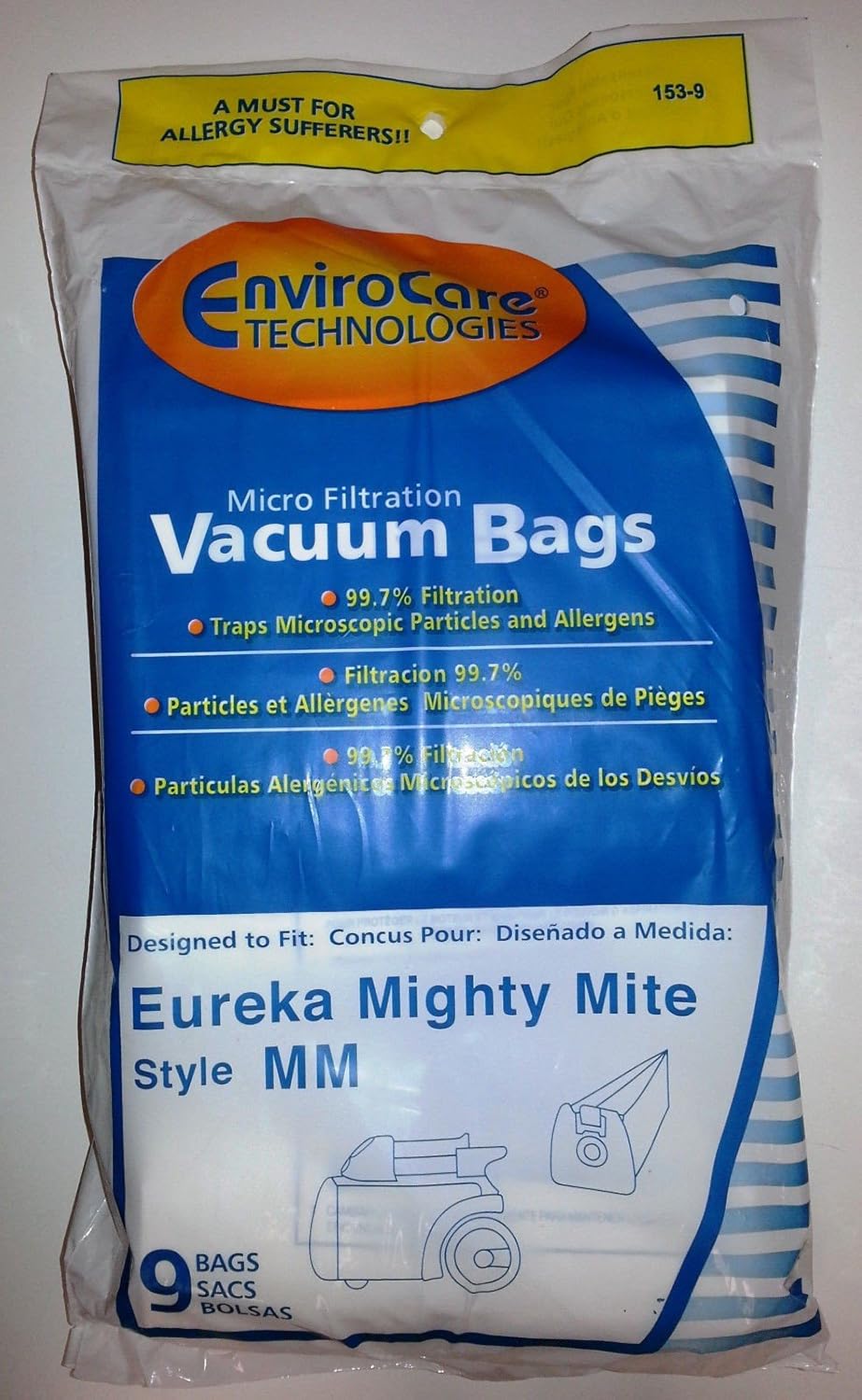 Effortless Cleaning: Eureka MM Canister Vacuum Bags (9 pk)