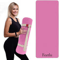 Eco-Friendly Non-Skid Yoga Mat - Thick Dual Surface - Feetlu