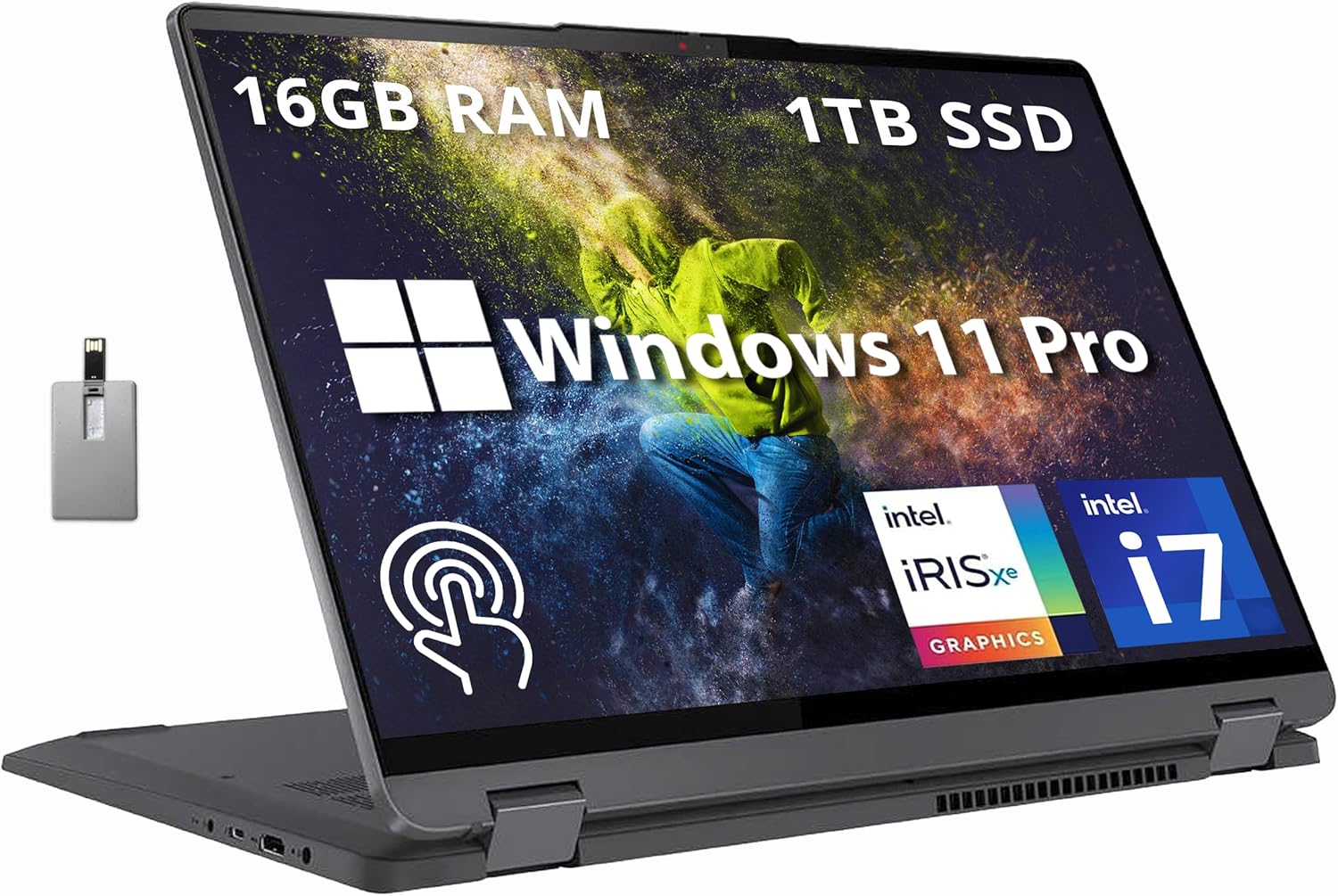 Lenovo IdeaPad Flex 5 16in 2-in-1 Laptop with Touchscreen