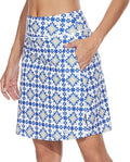 Modest Knee Length Skort for Women - High Waist Athletic Skort