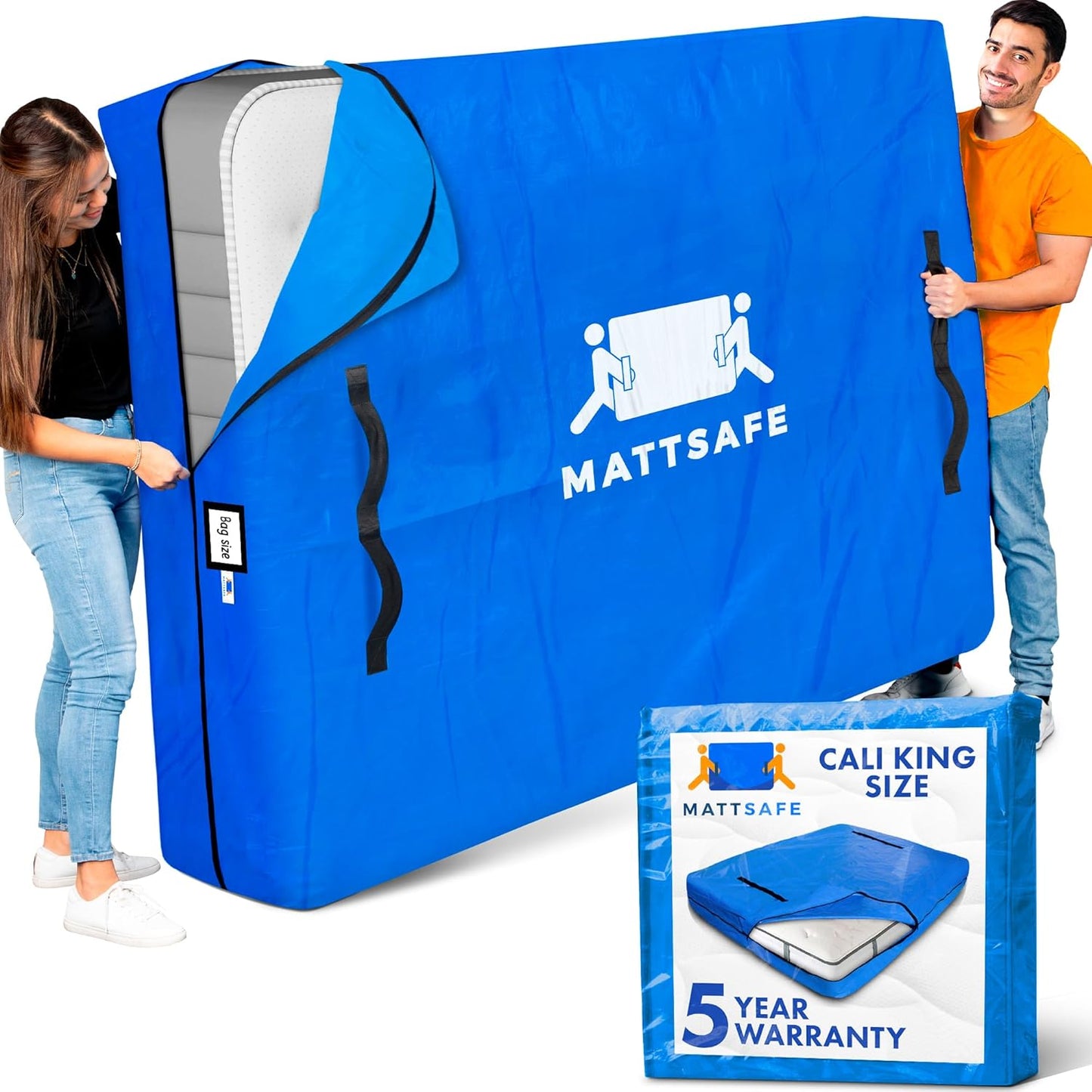 Nordic Elk Mattress Bags for Moving and Storage - Heavy Duty