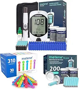 Metene TD-4116 Blood Glucose Monitor Kit for Easy Testing