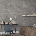 31in591in 3D Extra Wide Thick Grey Concrete Peel Stick Wallpaper