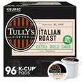 Tully's Coffee Italian Roast K-Cup Pods, Dark Roast, 96 Count