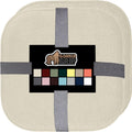 Slip Resistant Chair Cushions 16x16 Cream - Thick Memory Foam Set of 2