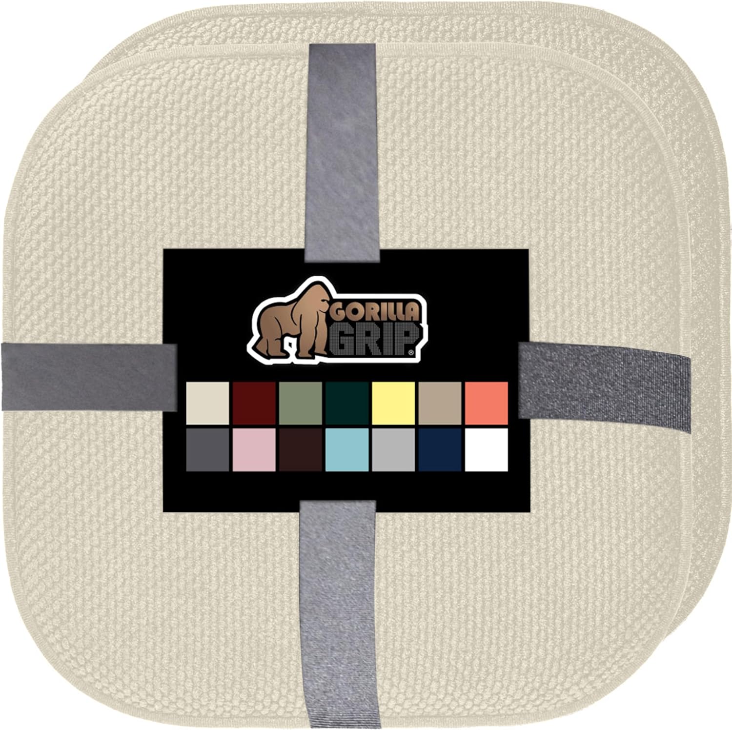 GORILLA GRIP Slip Resistant Chair Cushions for Ultimate Comfort
