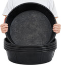 Rubber Feed Pan 3 Gallon / 12 Quart - Stable, Stackable Utility Bowl