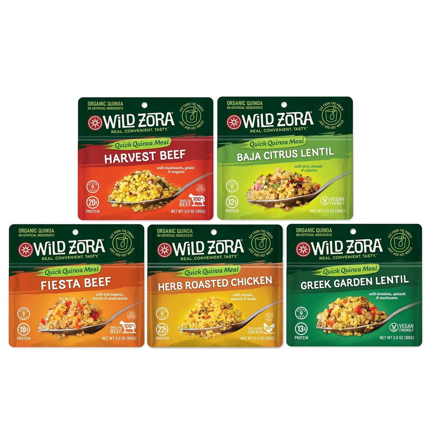 Wild Zora Organic Quinoa Bowls - Quick Gluten-Free Meals