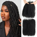 16 Inch Afro Kinky Curly Human Hair Bulk - Natural 4C Texture