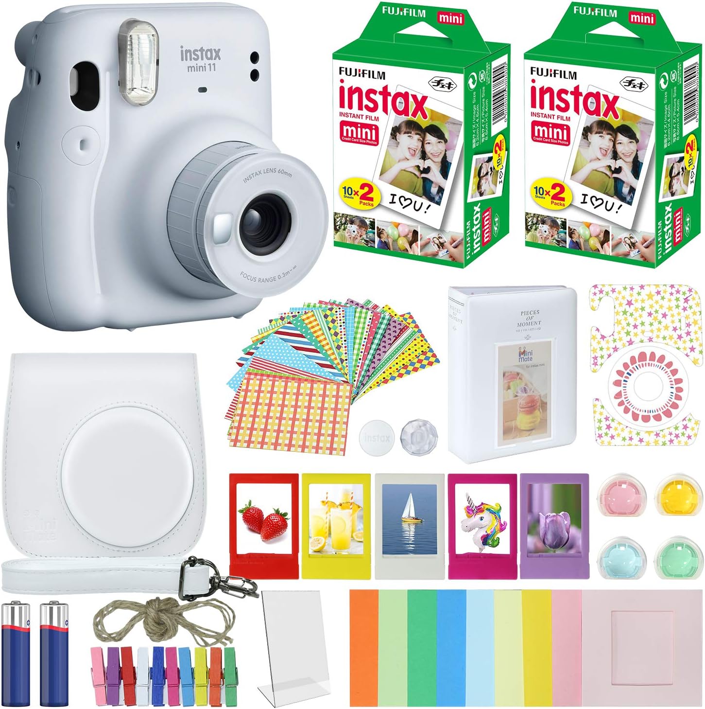Fujifilm Instax Mini 11 Instant Camera Bundle with Accessories