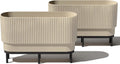 Veradek Demi Raised Long Planter for Indoor and Outdoor Use