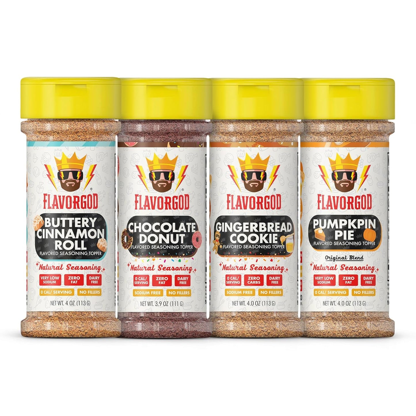 Flavor God Dessert Topper Combo Pack for Sweet Treats Lovers