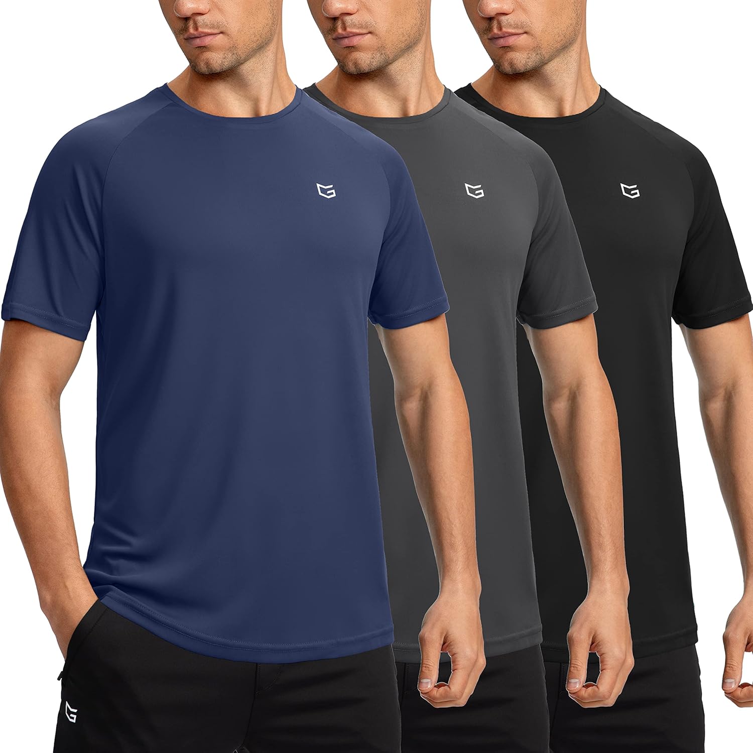 G Gradual Men's Workout Quick Dry T-Shirts for Active Lifestyle