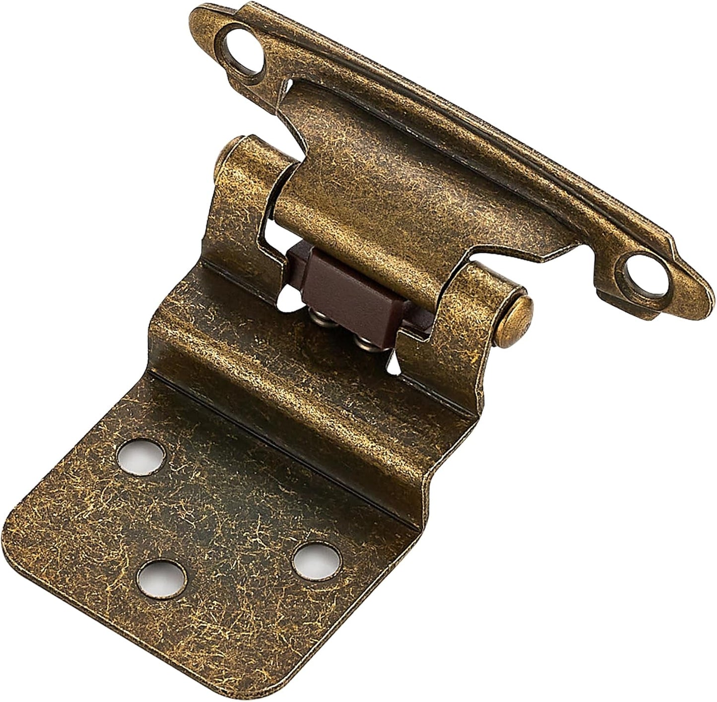 Ravinte 60 Packs Antique Brass Cabinet Self Closing Hinges