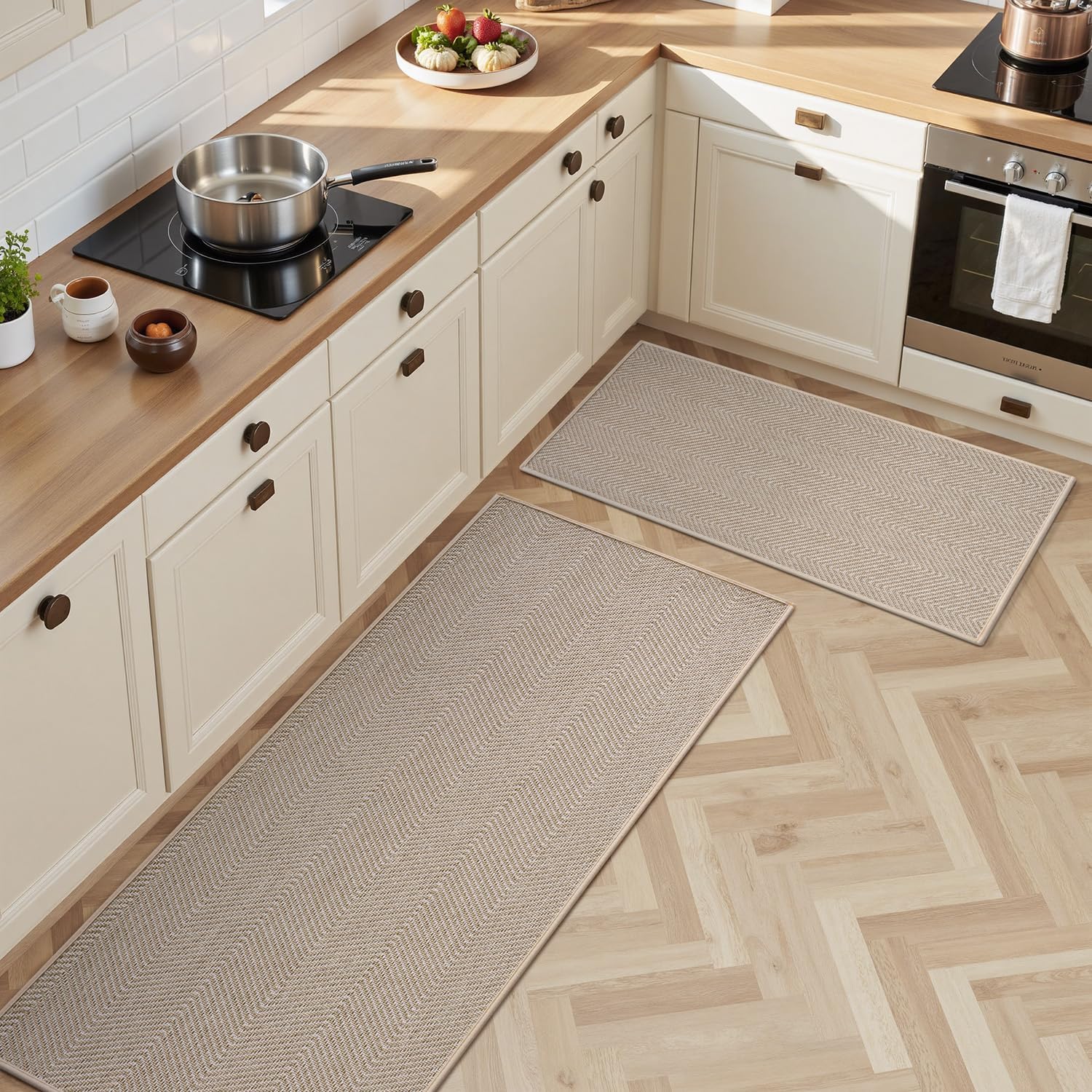 Non Slip Washable Kitchen Mats for Floor - AMOAMI Kitchen Rugs